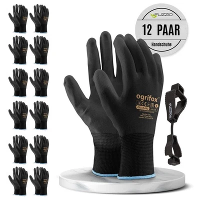 ✅12 Paar Arbeitshandschuhe Montagehandschuhe Schutzhandschuhe Garten Handschuhe✅ - Bild 1 von 4
