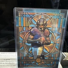 2025 Panini Mosaic - Stained Glass Oversized Lamar Jackson #1