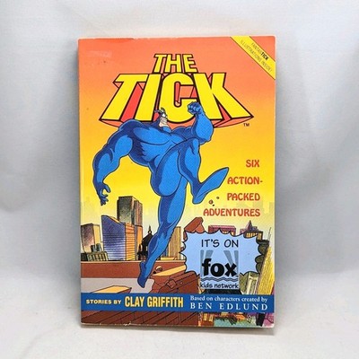 THE TICK by Clay Griffith 1994 Vintage 1st Edition 90s FOX TV Tie-in PB