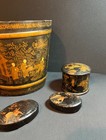 Antique China Chinese Lacquerware Wooden Collection — photo 3