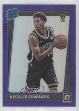 2021-22 Panini Donruss Optic Rated Rookie Purple Prizm Kessler Edwards #154 0bt4
