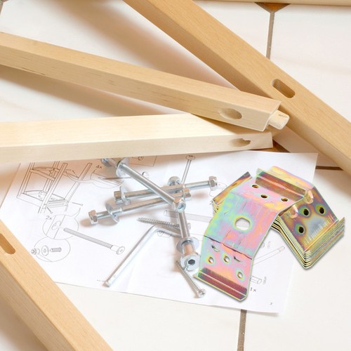 10 Pcs Furniture Corner Plugs Heavy Duty Connector Table Bracket - Picture 2 of 12