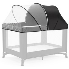 Orzbow Pack and Play Cover Tent Half-Blackout Mosquito Net for Pack and Play,