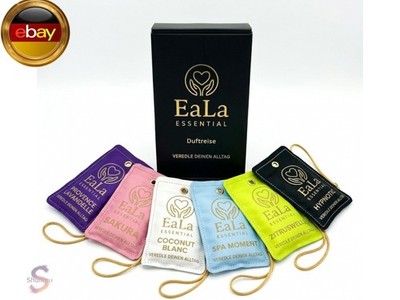 DUFTREISE Duft-Sachets 6×15g mit Eva   Provence Lavandelle, Coconut Blanc, Sa