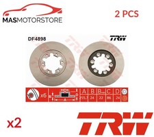 BREMSSCHEIBEN SATZ PAAR VORNE TRW DF4898 2PCS A FÜR FORD RANGER