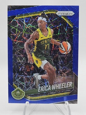 2025 Panini WNBA Prizm Erica Wheeler #125 Blue Velocity