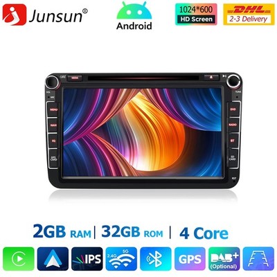 8''Android Autoradio Für VW/Skoda/Seat GPS Navi DAB+ CD DVD SWC RDS WiFi BT 2+32G