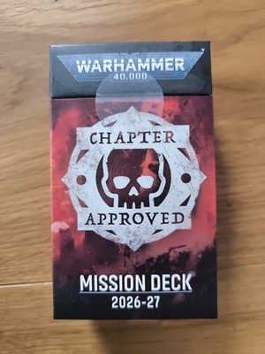 Warhammer 40k Mission Deck Englisch Chapter Approved