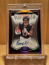 2024 Panini Certified Rome Odunze Mirror Purple Auto /10 Bears RC