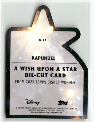 Topps クローム ディズニーワンダーウィッシュアポンスターダイカット 2025 TOPPS CHROME DISNEY WONDER WISH UPON A STAR TINKERBELL DIE