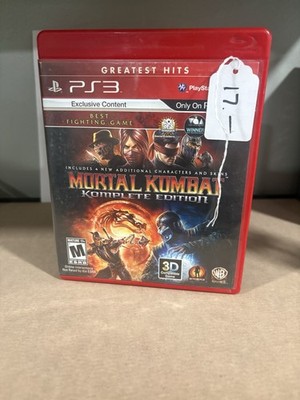 WB Games Mortal Kombat Komplete Edition Sony PS3 M NTSC-U/C Multiplayer