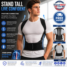 Adjustable Posture Corrector Back Shoulder Support Correct Brace Belt Men Women