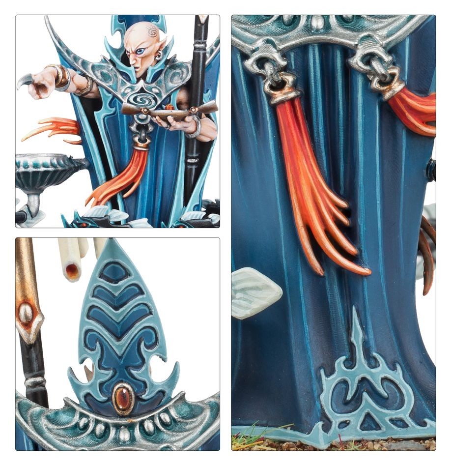 Scruteur d'Âmes Isharann héros et sorcier figurine Warhammer Age of Sigmar Idoneth
