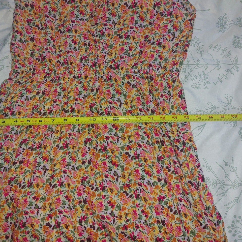 Spring Picnic Picture Roxy Everything is Fine Floral Dress Cottagecore Garden Girl Summer ...