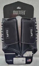 Equifit MultiTeq Front Boots W/ ImpacTeq Technology - Large - Black