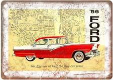 1956 Ford Vintage Automobile Advertising Retro Look Metal Sign An2775