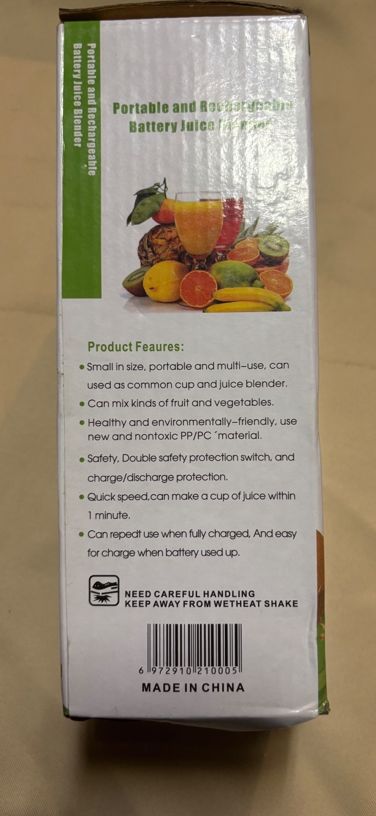 NEW Portable Pink Blender Personal Mini 380ML Mixer Juicer Cup USB Rechargeable