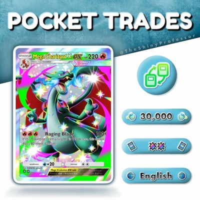 Pokmon TCG Pocket ~ Shiny Mega Charizard EX ~ Mega Shine 2 Star ~ Digital Trade | eBay Pokmon TCG Pocket ~ Shiny Mega Charizard EX ~ Mega Shine 2 Star ~ Digital Trade | eBay