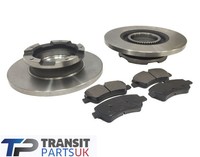Ford Transit Mk8 Custom Hintere BremsbeläGe Bremsscheiben 2.2 FWD 2012 Ab 308 Mm