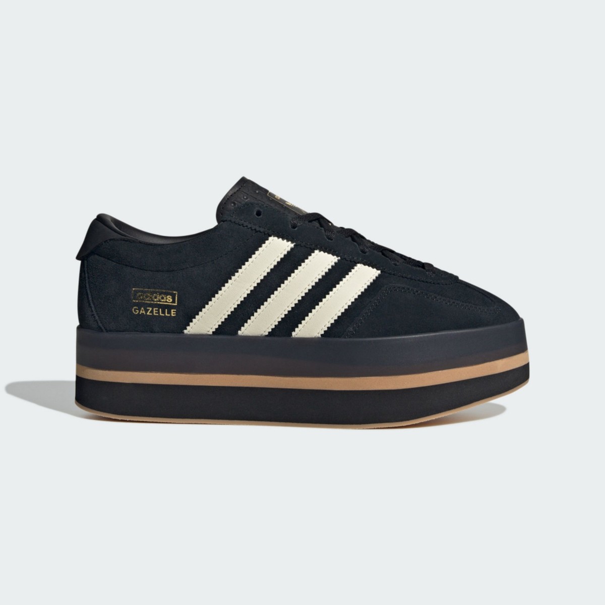 adidas gazelle silver green womens Men's adidas Originals Gazelle Black BB5476 main image 0