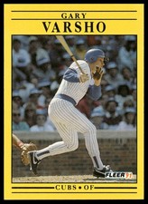 1991 Fleer #435 Gary Varsho Cubs