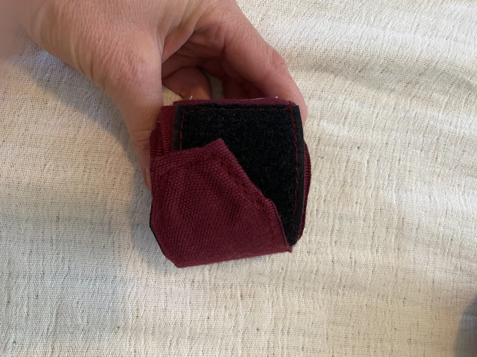 Title Boxing 180" Semi Elastic Mexican Handwraps Maroon Martial Arts Kickboxing  - Image 2 of 4