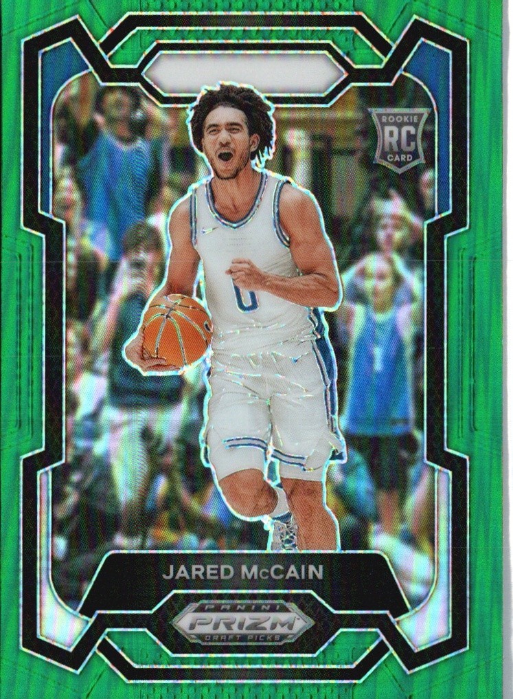 2024 Panini Prizm Draft Picks #35 Jared McCain Prizms Green