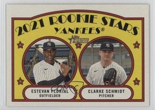 2021 Topps Heritage Rookie Stars French Text Estevan Florial Clarke Schmidt w5p