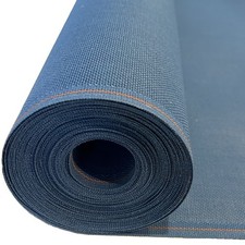 Mono Deluxe Blank Needlepoint Canvas LEVENTEEN BLUE Zweigart 1 yard, 18-mesh