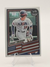 2026 Panini USA Baseball Stars & Stripes Prizm Silver Prizm #155 Grady Emerson