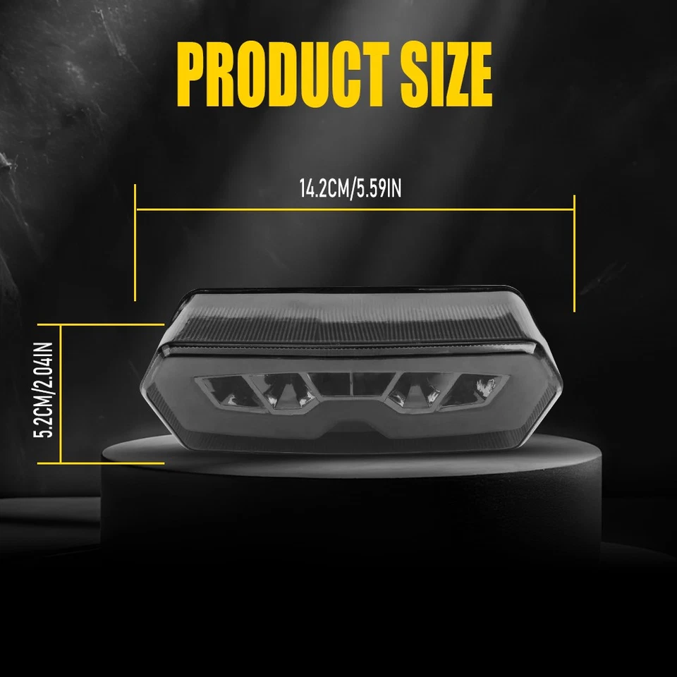 Luz trasera LED integrada para motocicleta Honda CTX700N 13 14 15 señal de giro de freno Foto 2 de 4