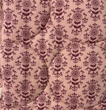 Kate Quinn Rose Folk Wallpaper Circle Quilt Baby Girl O/S Cottagecore Boho