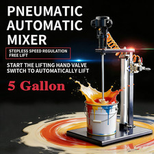 20L Pneumatic Automatic Mixer 3000rpm Adjustable Height Mix Viscosity Material