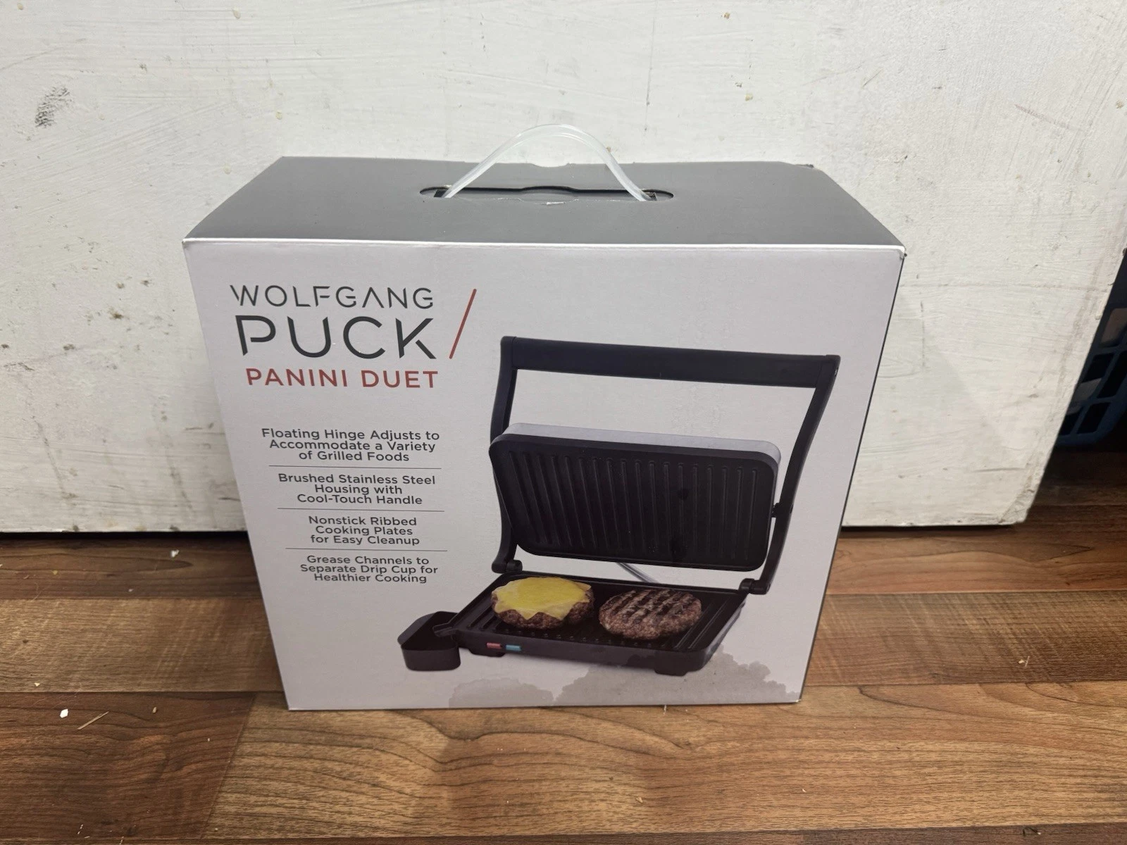 Wolfgang Puck Panini Duet Electric Grill Press Stainless Steel Nonstick Plates
Opens in a new window