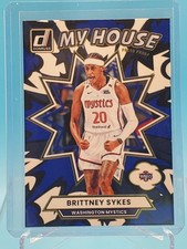 Brittney Sykes 2025 Donruss WNBA #18 My House Press Proof Blue