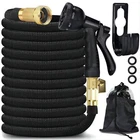 25, 50, 75, 100, 150ft Expanding Water Hose No-Kink Garden Hose Upgraded Quality