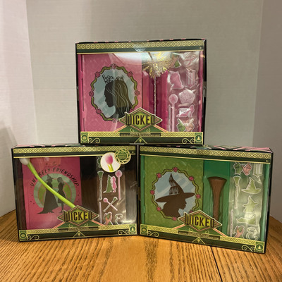 Wicked Target Exclusive Journal Set With Pen & Stickers Bundle Set of 3