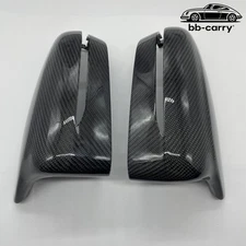 Carbon Fiber Mirror Cover Cap Replacement Fits For BMW F90 M5 F91 F92 18+