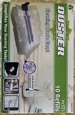 Cleaning Made Easy Handheld Duster with 10 Refills by Creative Concepts 648-0749