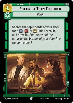 2026 Star Wars: Unlimited LAW - Putting a Team Together (#166/264, C, Near Mint)