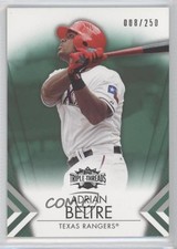 2012 Topps Triple Threads Emerald 8/250 Adrian Beltre #66 HOF 04br