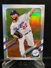 Clayton Kershaw 2021 Topps Chrome Silver Refractor #147 - Los Angeles Dodgers
