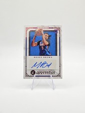 Moses Brown 2020-21 Panini Chronicles Apprentice Auto Red SP #APR-MBR