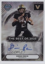 2025 Bowman U Best of 2025 Auto Diego Pavia #BOA-DPA Auto rf2