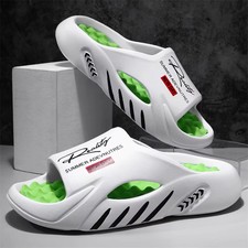 Men EVA Massage Slippers Non-Slip Summer Slides Lightweight Indoor Sandals Shoes