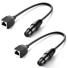 NEEWER 5-Pin DMX XLR Female to RJ45 Cable 2-Pack , NEEWER TL60, DMX512, NC007