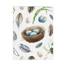 Cozy Toddler Blanket with Nest and Egg Design, Perfect for Baby Showers Gift