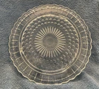 Vintage Federal Glass Footed Cake Serving Plate