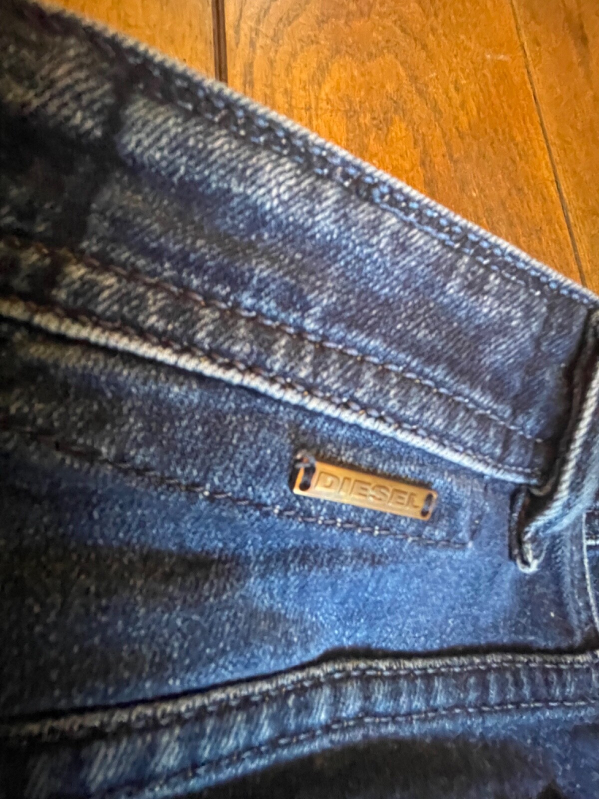 Diesel Thommer Jeans Men’s W32 L32 Blue Slim Skinny Stretch Distressed Denim image 9