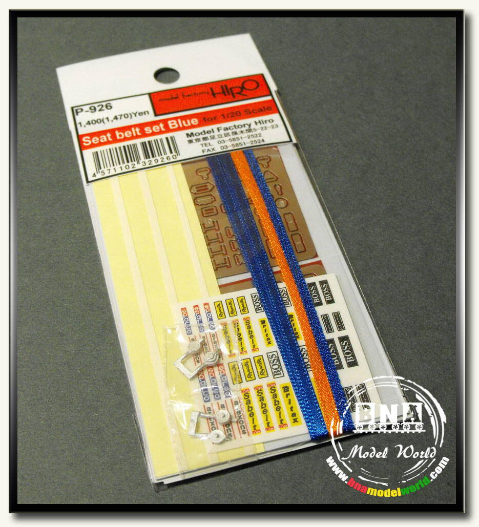 hiroページ Model Factory Hiro 1/20 Seat Belt Set - Blue | eBay